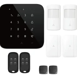 Lifebox Alarme maison wifi et gsm 4G sans fil connectée Casa Noire - kit 2