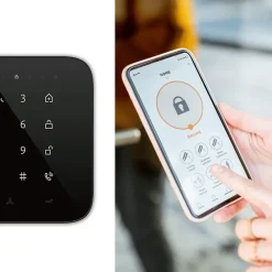 Lifebox Alarme Sans Fil-Alarme maison wifi et gsm 4G sans fil connectée Casa Noire avec 2 caméras double objectif - kit 1