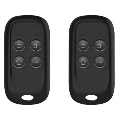 Lifebox Alarme Sans Fil-Alarme maison wifi et gsm 4G sans fil connectée Casa Noire avec 2 caméras double objectif - kit 1