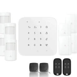 Lifebox Alarme Sans Fil-Alarme maison wifi et gsm 4g sans fil connectée casa- kit 4