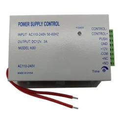 BT SECURITY Alimentation 230v / 12v 3a avec relais temporisée