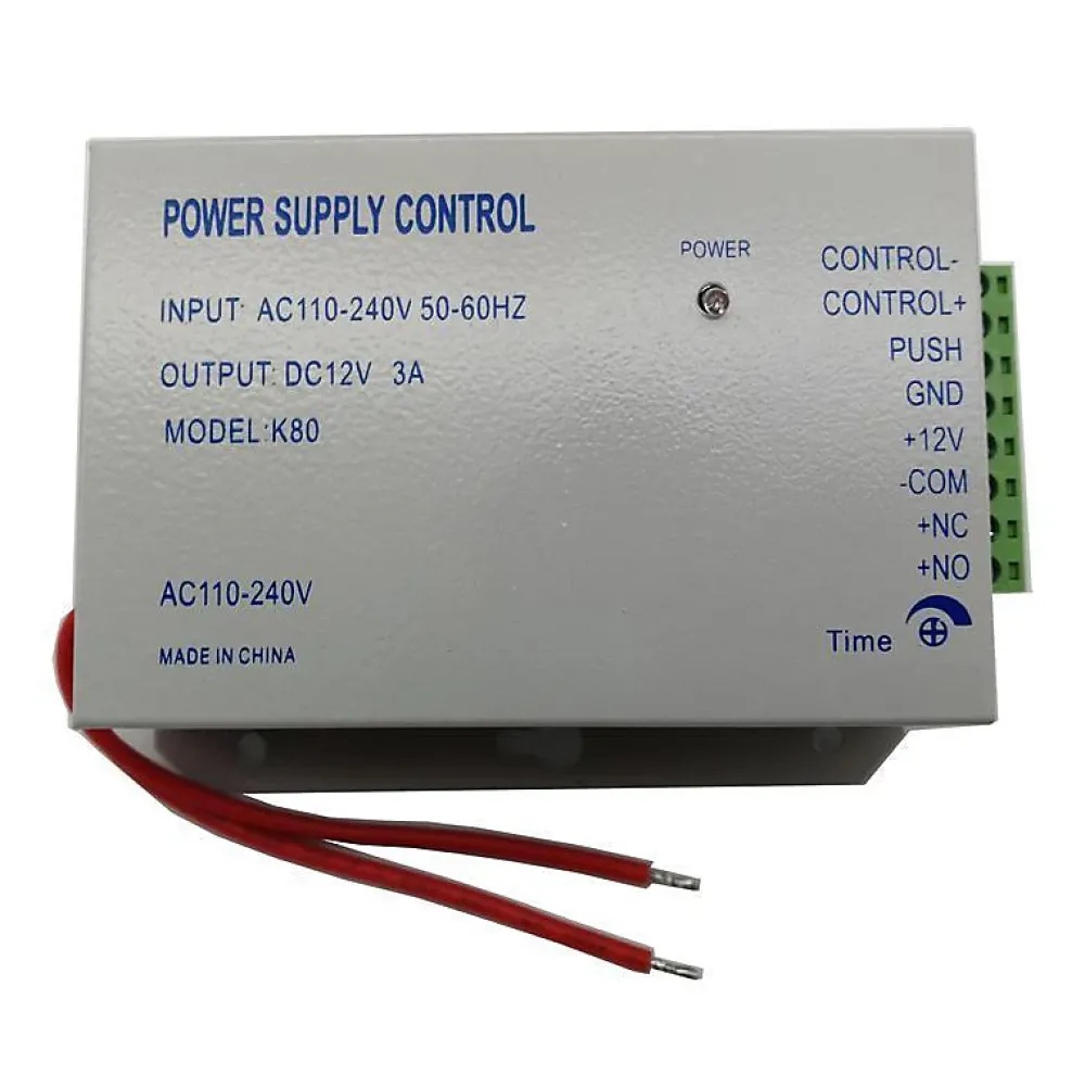 BT SECURITY Alimentation 230v / 12v 3a avec relais temporisée