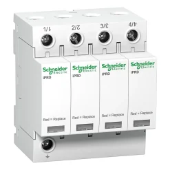 Schneider Electric Parafoudre-A9l40421 Schneider - Parafoudre Tétrapolaire De Type 2 Iprd40r - 40ka - Report De Signalisation