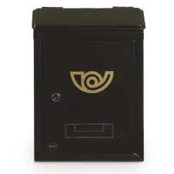 Amig - Boîte aux lettres 2 MINI - 295 x 210 x 62 mm - Acier - Noir