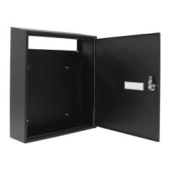 Amig - Boîte aux lettres 6 - 400 x 360 x 100 mm - Acier - Noir