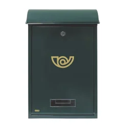 Amig Boîte Aux Lettres 2 Portes-- Boîte aux lettres 2 - 400 x 250 x 100 mm - Acier - Vert
