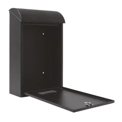 Amig Boîte Aux Lettres 2 Portes-- Boîte aux lettres 2 - 400 x 250 x 100 mm - Acier - Noir