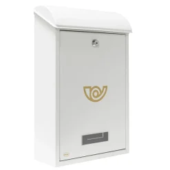 Amig - Boîte aux lettres 2 - 400 x 250 x 100 mm - Acier - Blanc