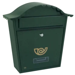 Amig Boîte Aux Lettres 2 Portes-- Boîte aux lettres 1 - 370 x 360 x 105 mm - Acier - Vert