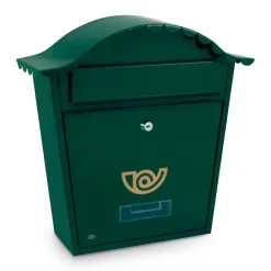 Amig Boîte Aux Lettres 2 Portes-- Boîte aux lettres 1 - 370 x 360 x 105 mm - Acier - Vert