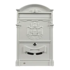 Amig - Boîte aux lettres 4 - 400 x 240 x 80 mm - Aluminium - Blanc