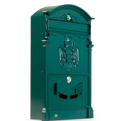 Amig Boîte Aux Lettres 2 Portes-- Boîte aux lettres 4 - 400 x 240 x 80 mm - Aluminium - Vert
