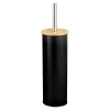 Amig Flotteur Chasse D'Eau-- Brosse toilette NATURLINE - 95 x 380 mm - Acier / Bambou - Noir