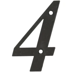 Amig Chiffre Et Lettre Pour Maison-- Chiffres - 4'' - 100 mm - Acier - Noir