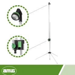 Amig - Douche de jardin 2100 - Aluminium