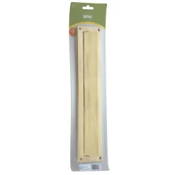 Amig Boîte Aux Lettres 2 Portes-- Entrée de boîte aux lettres 2 - 342 x 73 mm - Laiton - Poli