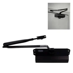 Amig Ferme-Porte-- Ferme-porte 777 - Force 2/3/4 - Aluminium - Noir
