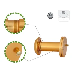 Amig Judas Pour Porte-- Judas optique 3 - 14 35-60 mm - Aluminium - Or