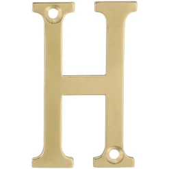 Amig Chiffre Et Lettre Pour Maison-- Lettres laiton - 2'' - 50 mm - Laiton - Poli