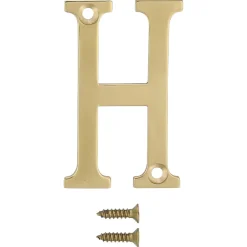 Amig Chiffre Et Lettre Pour Maison-- Lettres laiton - 2'' - 50 mm - Laiton - Poli