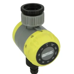 Amig Tube Et Raccord Multicouche-- Programmateur d'arrosage manuel R42 - 60 x 80 mm - ABS + Caoutchouc - Vert pistache-Noir