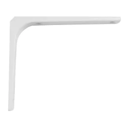 Amig Equerre De Fixation-- Équerre 2 - 350 x 250 mm (14'' x 10'') - Acier - Blanc