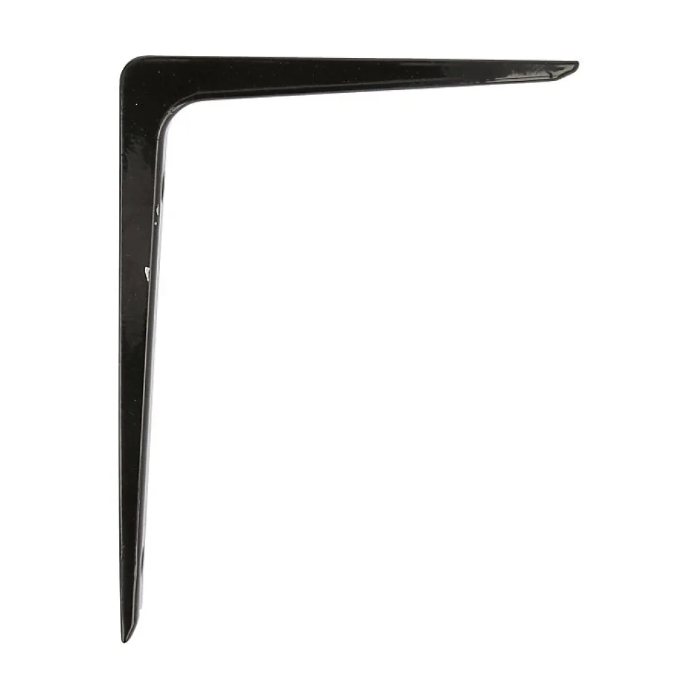 Amig Equerre De Fixation-- Équerre 4 - 200 x 150 mm (8'' x 6'') - Aluminium - Noir