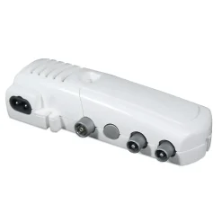 Iotronic Amplificateur Tv-Amplificateur intérieur TV 2 sorties, UHF/VHF - Fiche coaxiale