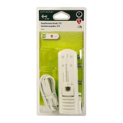Amplificateur TV 22dB 2 TV 4G/5G, connexion F, gain réglable