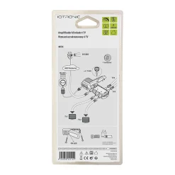 Amplificateur TV 18dB 4 TV 4G/5G, connexion F, gain réglable