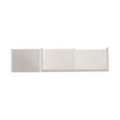 Zenitech Moulure, Goulotte Et Plinthe-Angles plats moulure 30x10mm blanc lot de 4