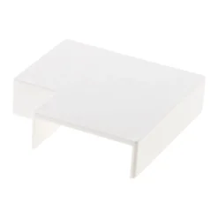 Zenitech Moulure, Goulotte Et Plinthe-Angles plats moulure 30x10mm blanc lot de 4