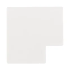 Zenitech Moulure, Goulotte Et Plinthe-Angles plats moulure 30x10mm blanc lot de 4