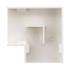 Zenitech Moulure, Goulotte Et Plinthe-Angles plats moulure 30x10mm blanc lot de 4