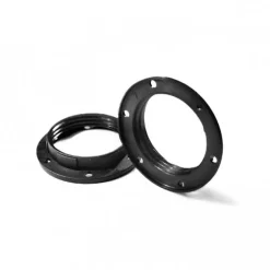 Lnd Anneau Noir pour Douille à Vis Fixation d'Abat-JourLuminaire Élégant