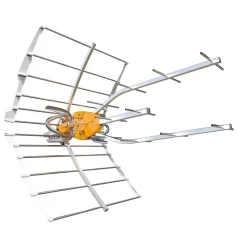 Antenne d'extérieur Televes Ellipse 148921 pour chaînes TNT gain 40 dB alimentation sous 24V