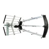 Metronic Antenne, Parabole Et Fixation-Antenne d'extérieur trinappe 20 dB à fiche F dépliable