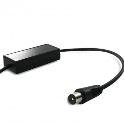 Metronic Antenne d'intérieur XP 88 4K UHD - 694 MHz - noire et blanche