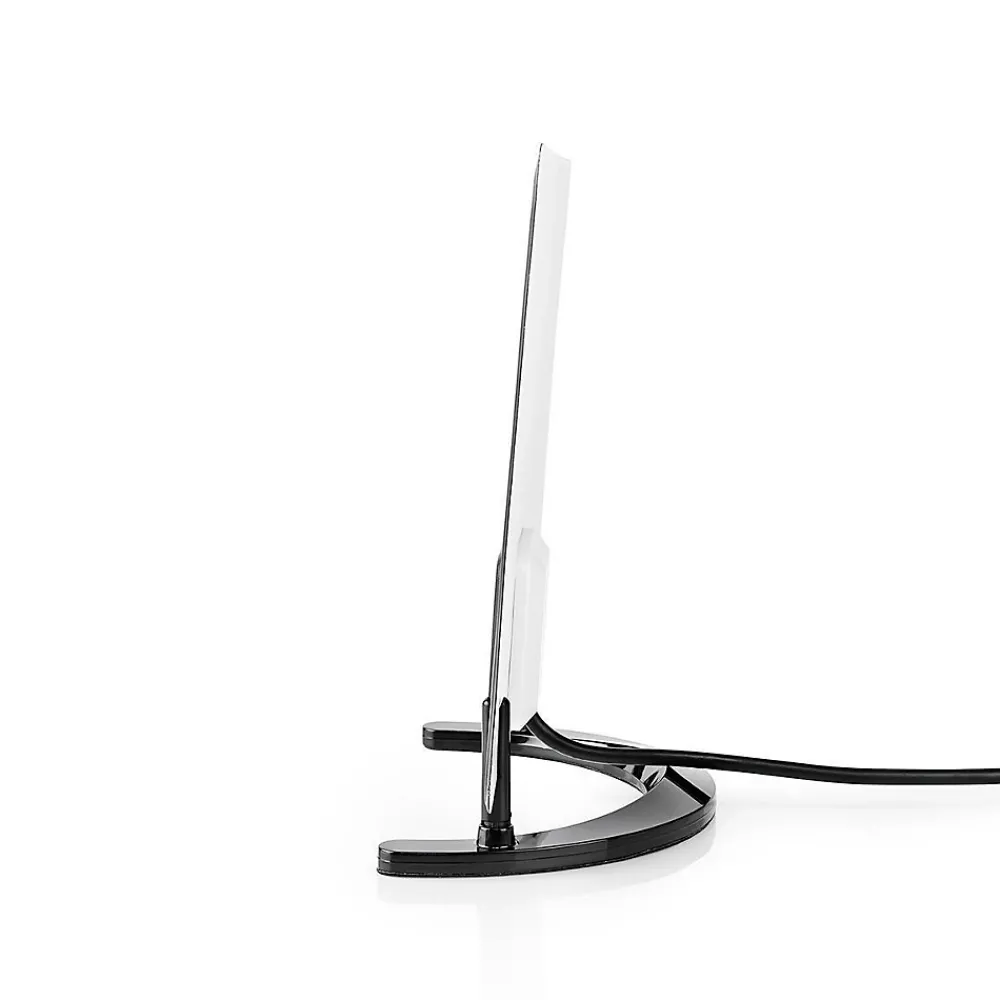 Nedis Antenne HDTV d'Intérieur 0 - 25 km Gain de 26 dB FMVHFUHF Noire