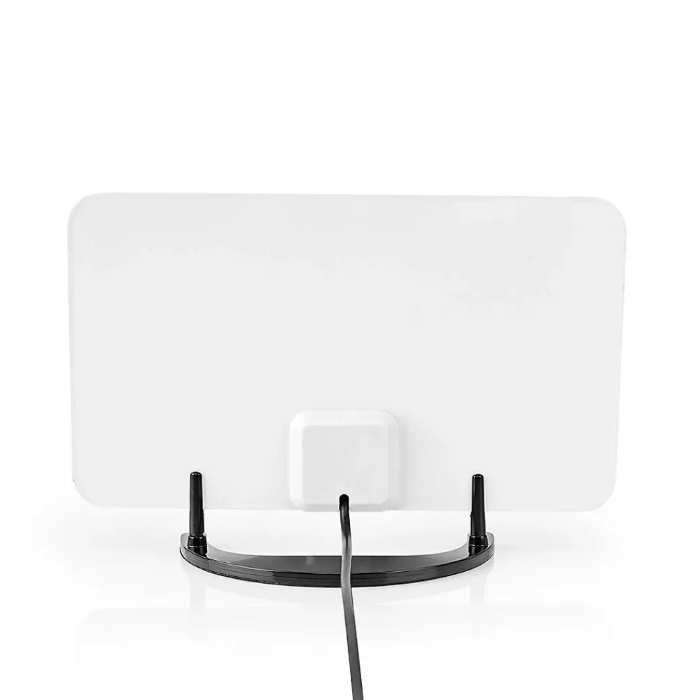 Nedis Antenne HDTV d'Intérieur 0 - 25 km Gain de 26 dB FMVHFUHF Noire