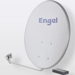 Engel Antenne satellite tête universelle double - 1 sortie ø 80 cm + récepteur FTA