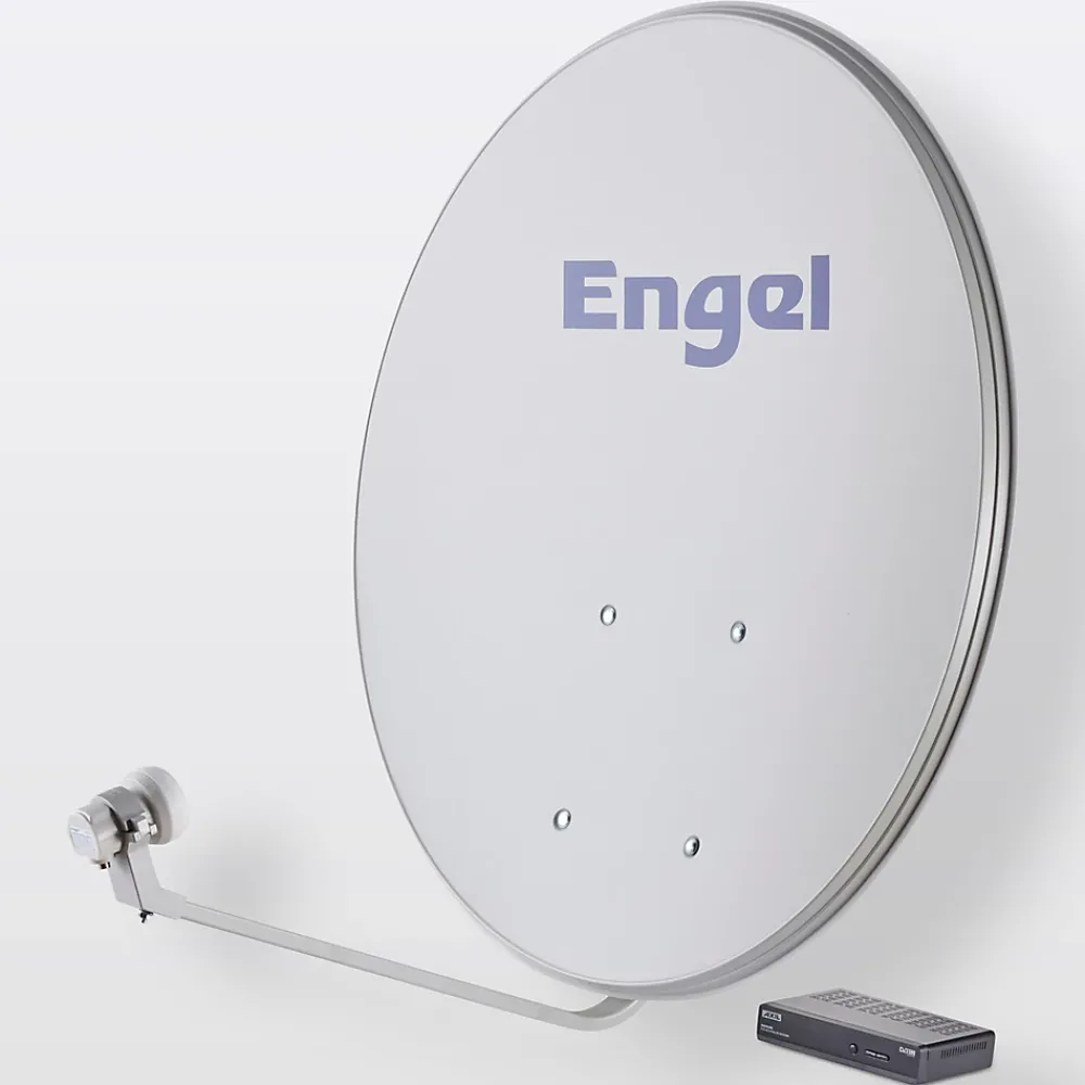 Engel Antenne satellite tête universelle double - 1 sortie ø 80 cm + récepteur FTA