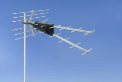 Antenne, Parabole Et Fixation-Antenne TNT DUO aluminium avec filtre 4G/5G 14dB