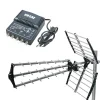 Hdsat Antenne TNT Trinappe Gain 18dB + Amplificateur tnt 4 Sorties