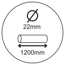 Smith & Locke Antivol pour vélo à clé 120x22mm