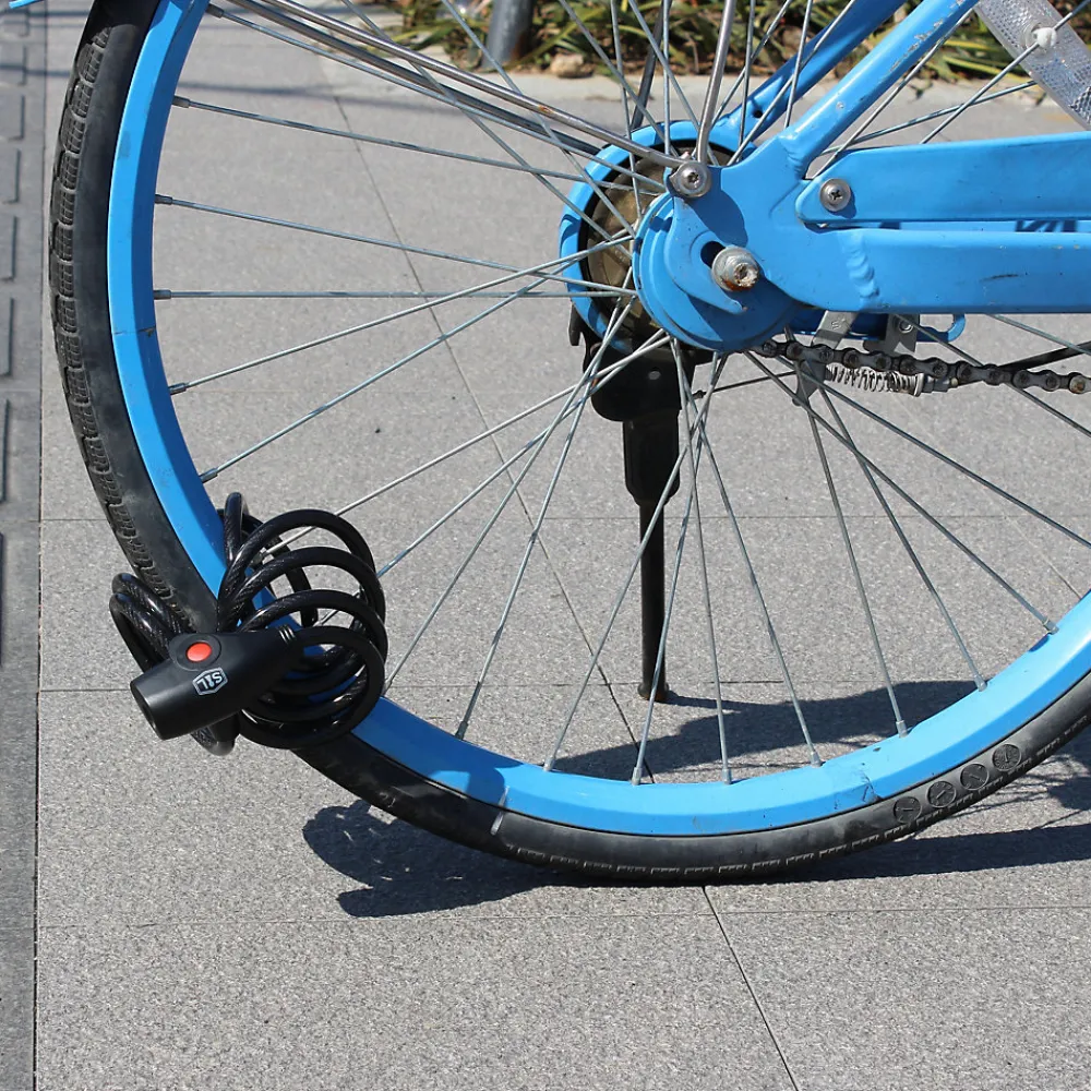 Smith & Locke Antivol pour vélo Noir 8 x 1800 mm