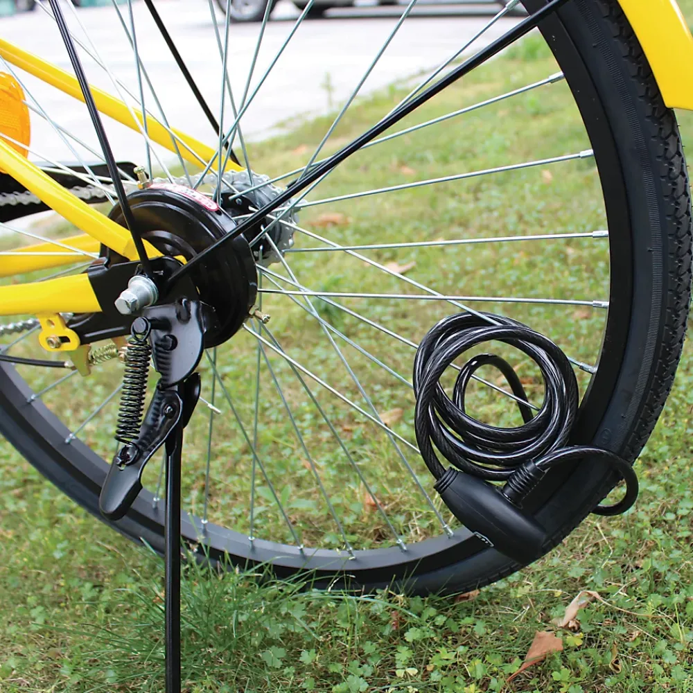 Smith & Locke Antivol pour vélo Noir 8 x 1800 mm