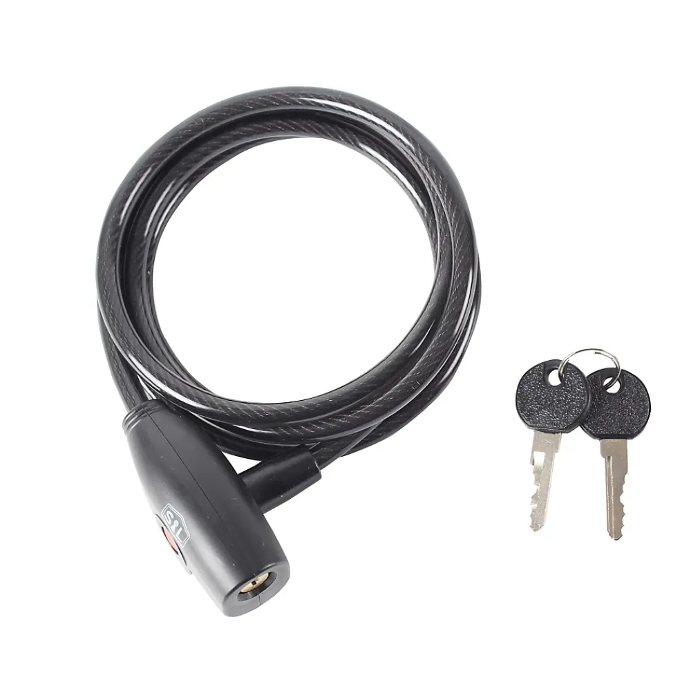 Smith & Locke Antivol pour vélo Noir 8 x 1800 mm
