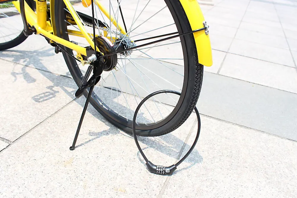 Smith & Locke Antivol pour vélo Noir 8 x 650 mm