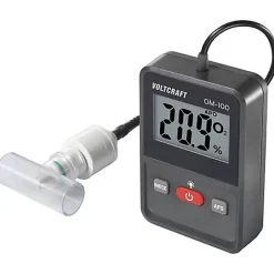 Voltcraft Détecteur De Monoxyde De Carbone Et Gaz-Appareil de mesure d'oxygène OM-100, oxymètre 0 - 100 % O2